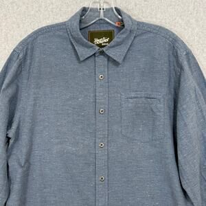 Howler Brothers Blue Chambray Long Sleeve Shirt